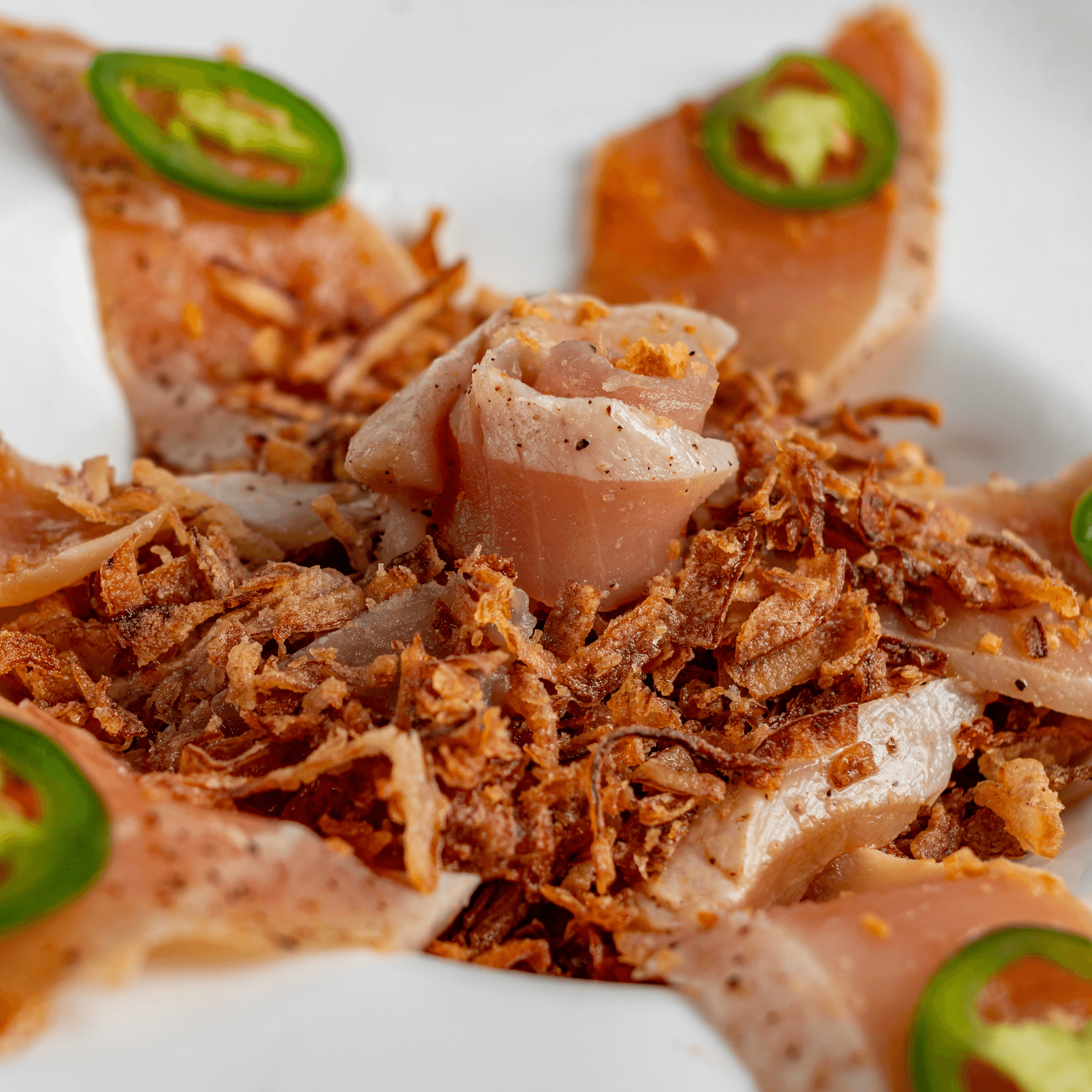 Albacore With Fried Onion*.