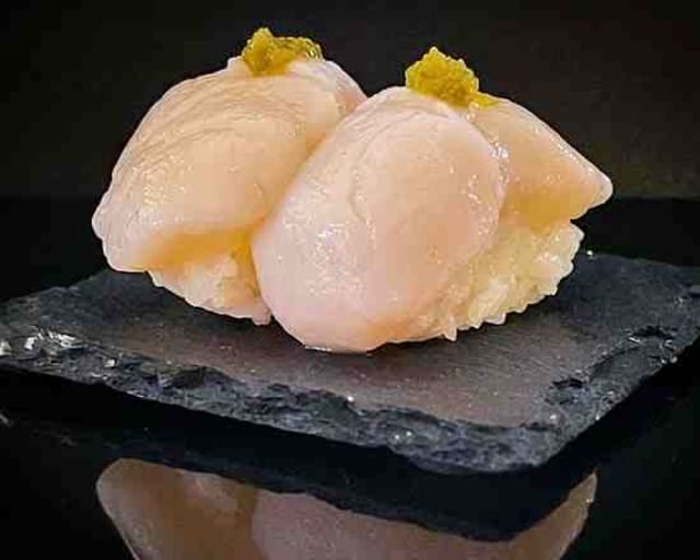 Jumbo Scallop Sushi.