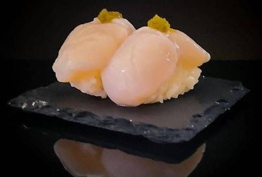 Jumbo Scallop Sushi.