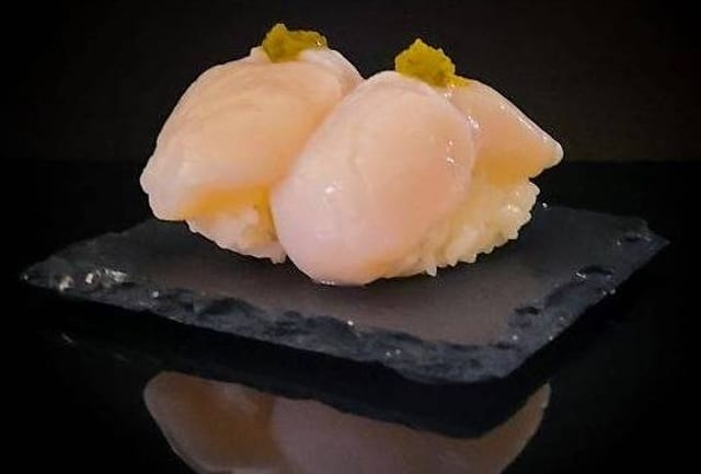 Jumbo Scallop Sushi.