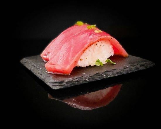 Seared Tuna Sushi.